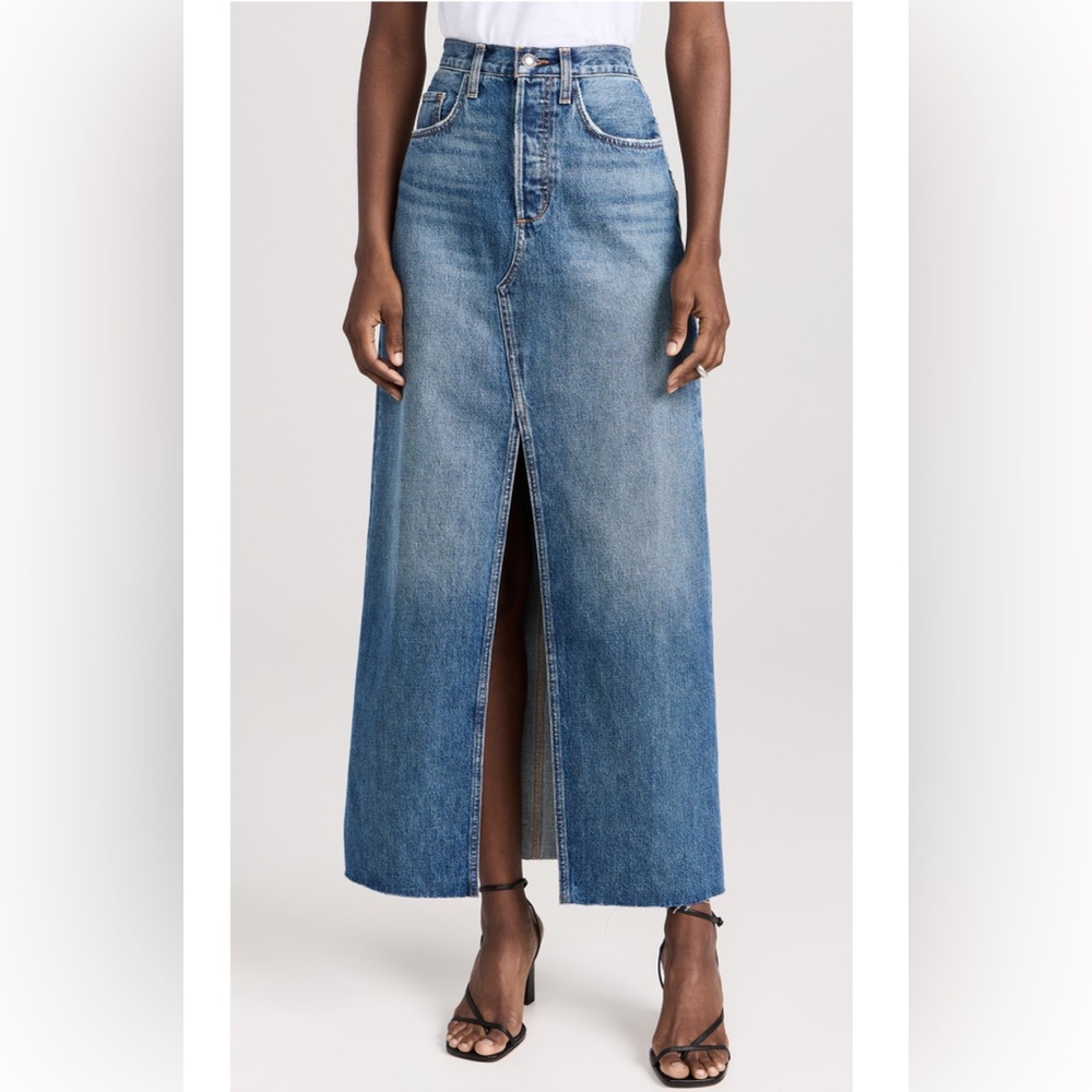 NWT | Favorite Daughter ‘The Sadie’ Maxi Denim Skirt - Picture 14 of 14